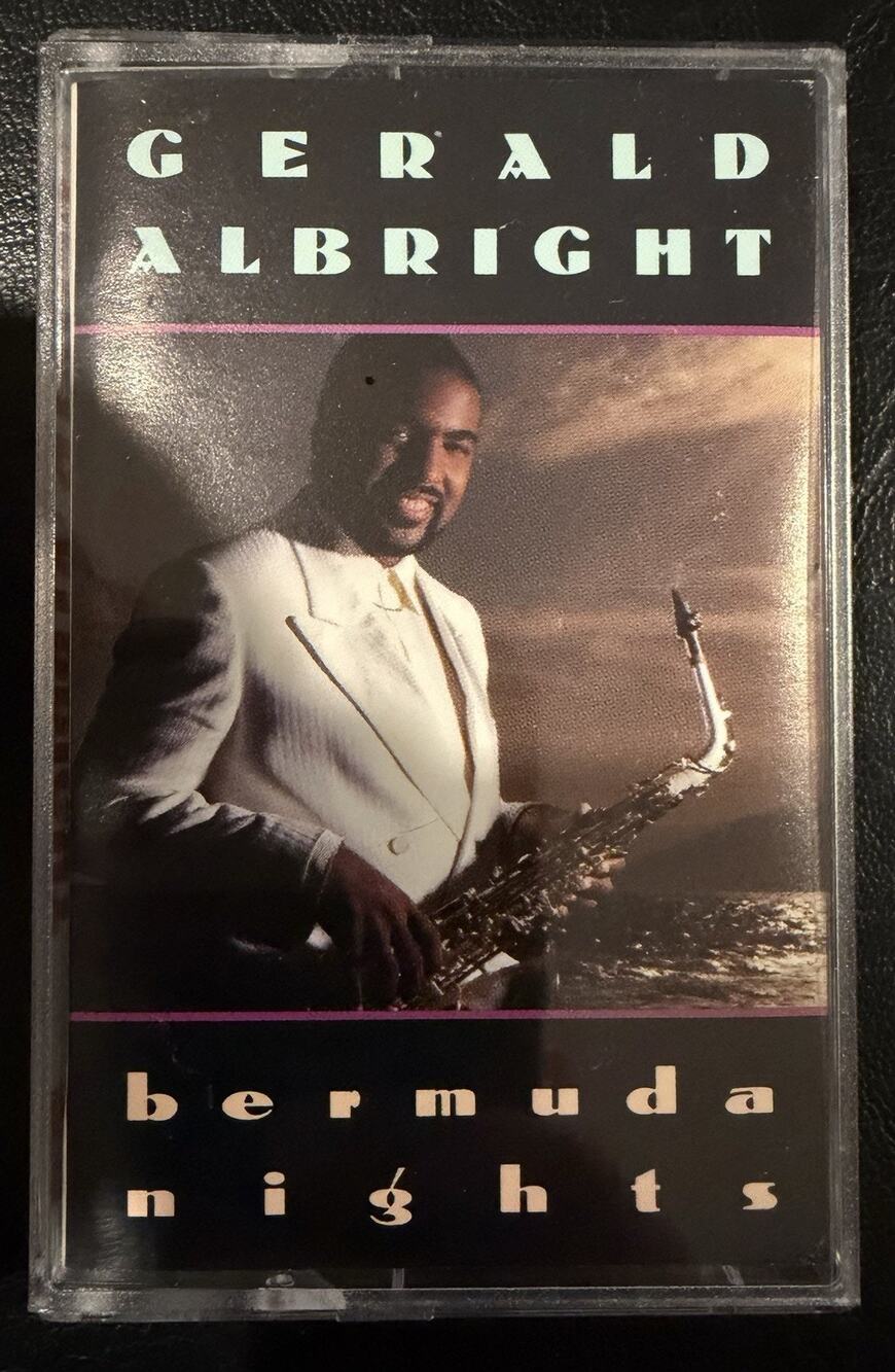 Gerald Albright Bermuda Nights Cassette Tape 1988 Jazz Saxophone